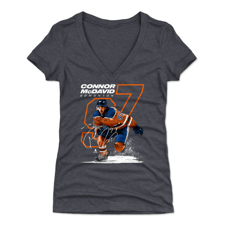 Connor McDavid Women's V-Neck T-Shirt | 500 LEVEL