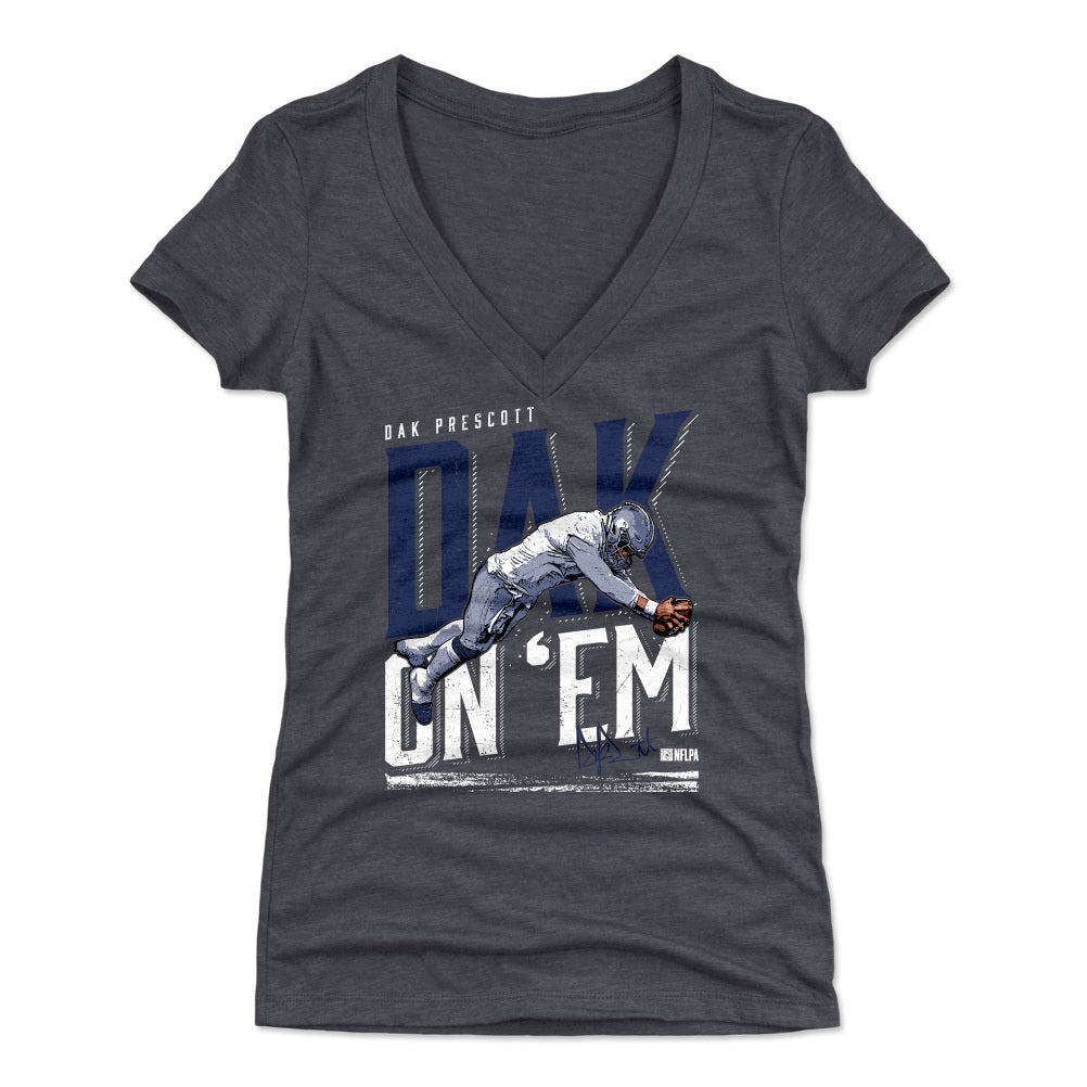 Dak Prescott Women&#39;s V-Neck T-Shirt | 500 LEVEL