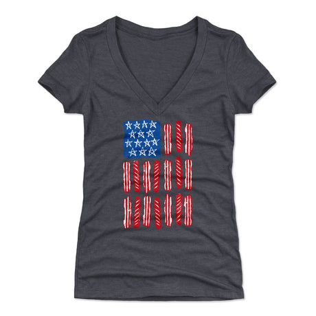 4th of July BBQ Women's V-Neck T-Shirt | 500 LEVEL