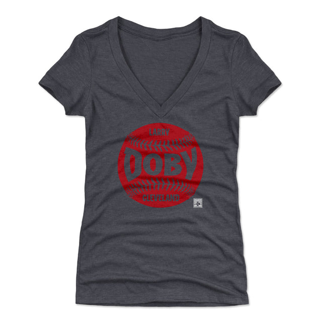 Larry Doby Women's V-Neck T-Shirt | 500 LEVEL
