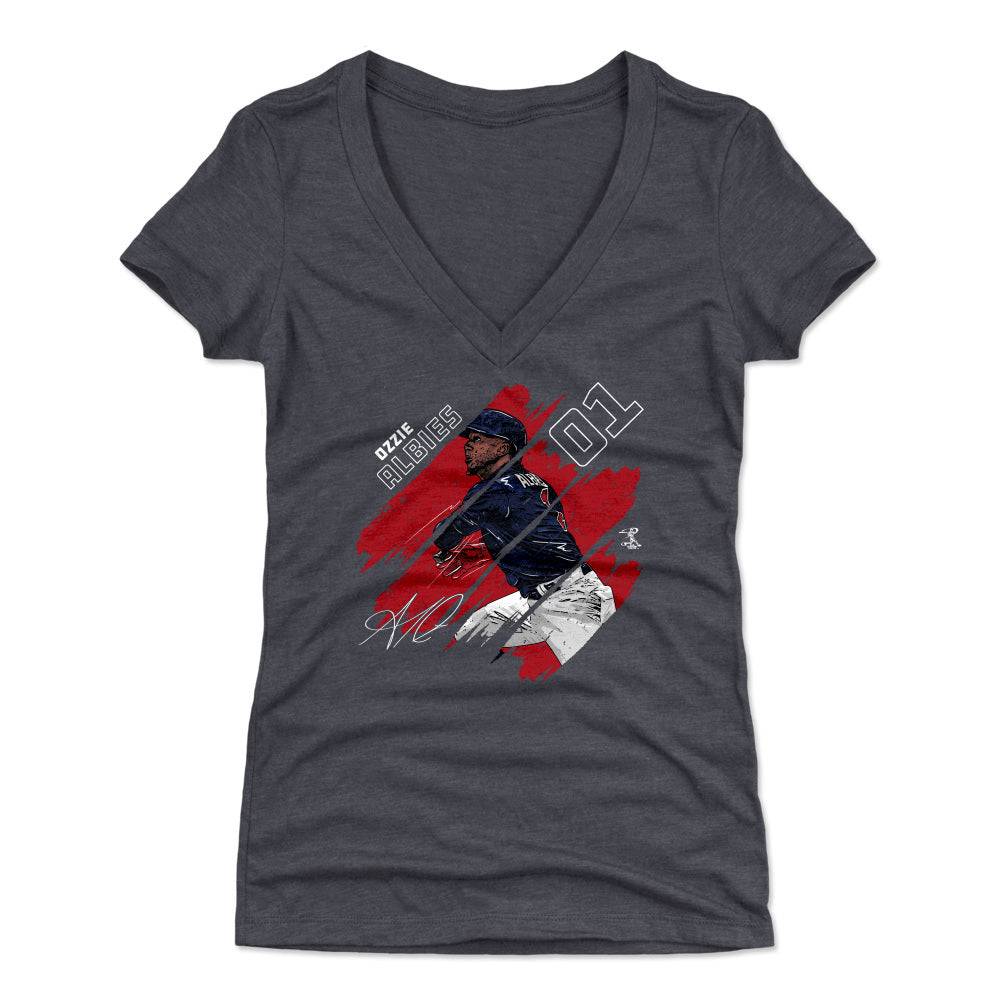 Ozzie Albies Women's V-Neck T-Shirt | 500 LEVEL