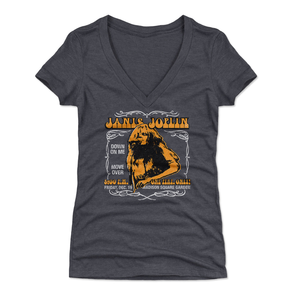 Janis Joplin Women's V-Neck T-Shirt | 500 LEVEL