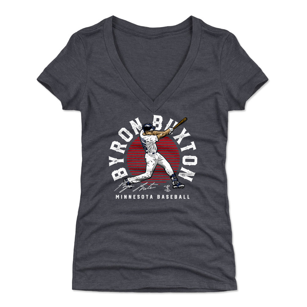 Byron Buxton Women's V-Neck T-Shirt | 500 LEVEL