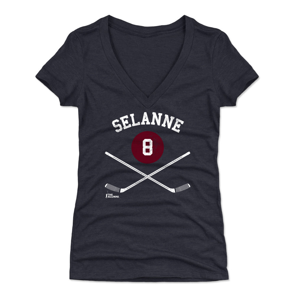 Teemu Selanne Women's V-Neck T-Shirt | 500 LEVEL