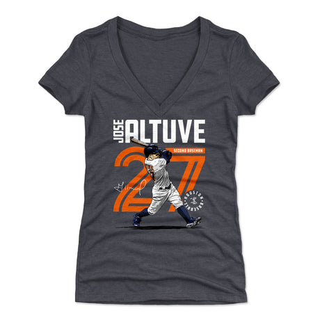Jose Altuve Women's V-Neck T-Shirt | 500 LEVEL