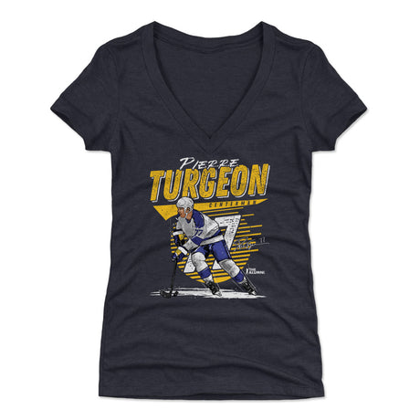 Pierre Turgeon Women's V-Neck T-Shirt | 500 LEVEL