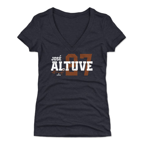 Jose Altuve Women's V-Neck T-Shirt | 500 LEVEL