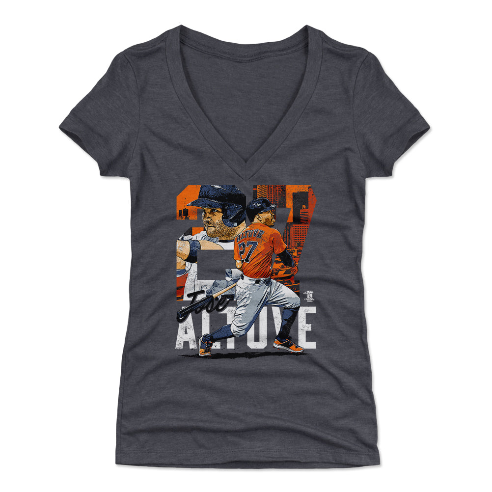 Jose Altuve Women's V-Neck T-Shirt | 500 LEVEL