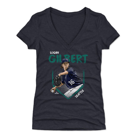 Logan Gilbert Women's V-Neck T-Shirt | 500 LEVEL