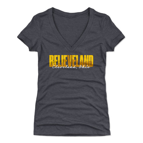 Cleveland Women's V-Neck T-Shirt | 500 LEVEL