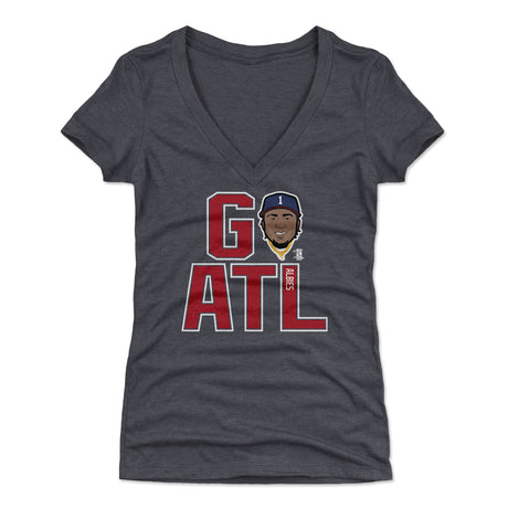 Ozzie Albies Women's V-Neck T-Shirt | 500 LEVEL