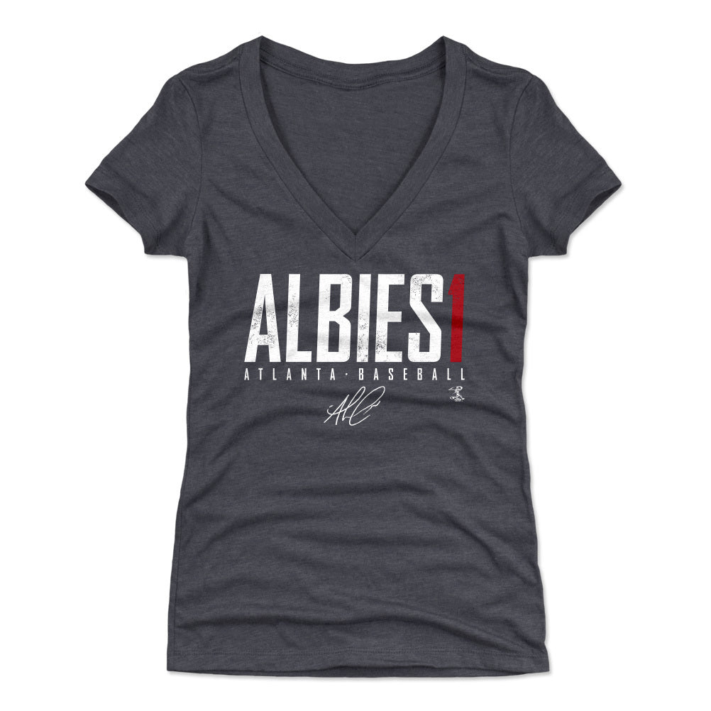 Ozzie Albies Women's V-Neck T-Shirt | 500 LEVEL