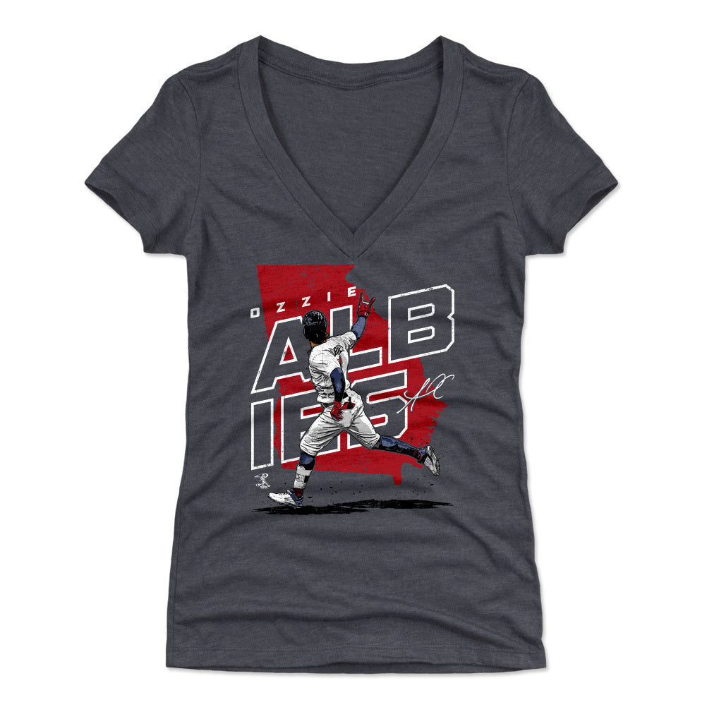Ozzie Albies Women's V-Neck T-Shirt | 500 LEVEL