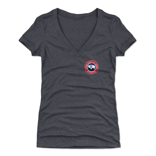 Wyoming Women's V-Neck T-Shirt | 500 LEVEL