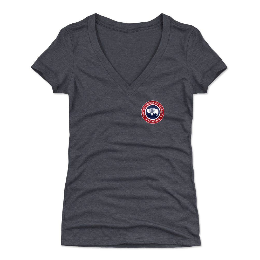 Wyoming Women&#39;s V-Neck T-Shirt | 500 LEVEL