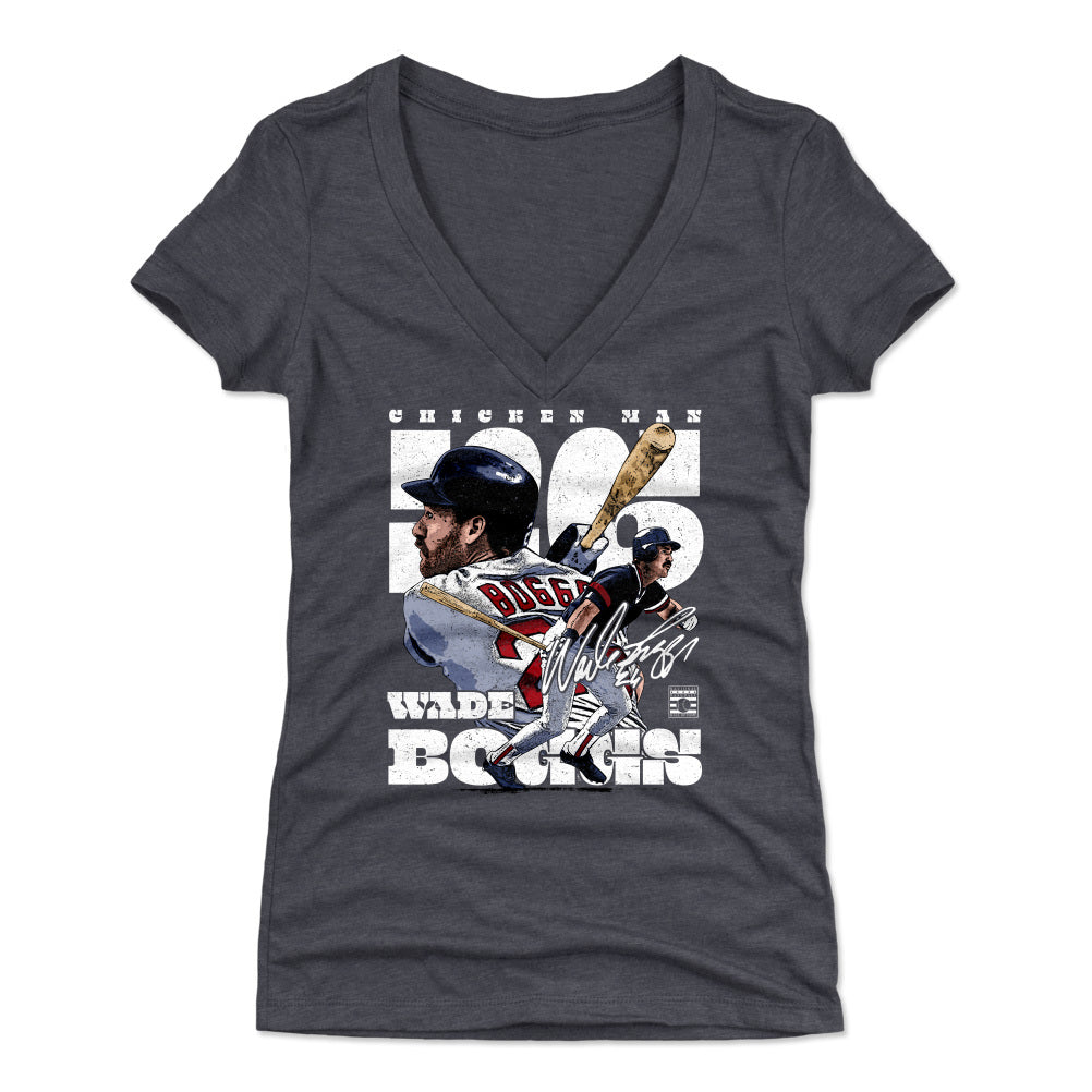 Wade Boggs Women's V-Neck T-Shirt | 500 LEVEL