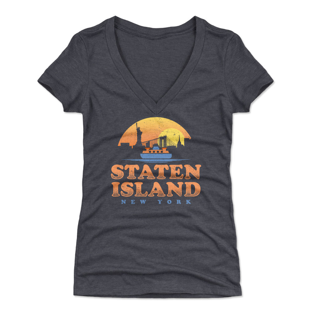 Staten Island Women&#39;s V-Neck T-Shirt | 500 LEVEL
