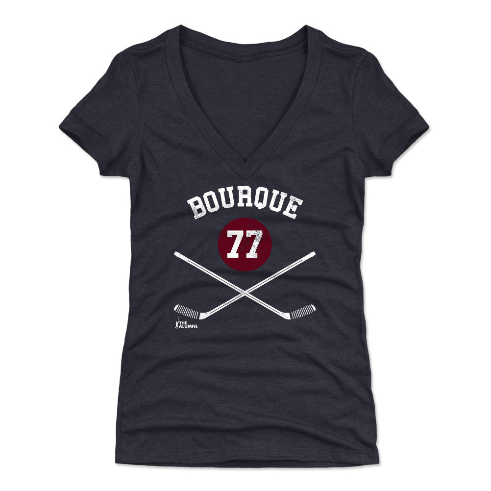 Ray Bourque Women&#39;s V-Neck T-Shirt | 500 LEVEL