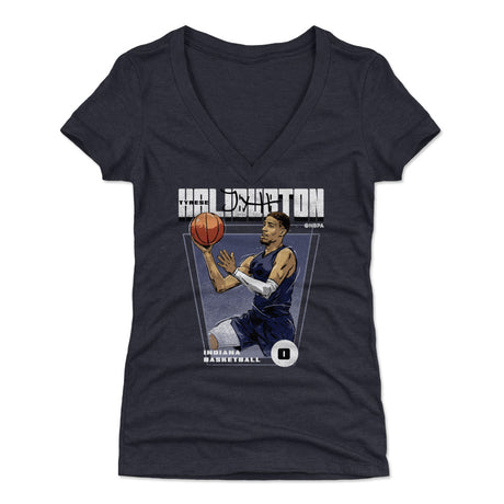 Tyrese Haliburton Women's V-Neck T-Shirt | 500 LEVEL