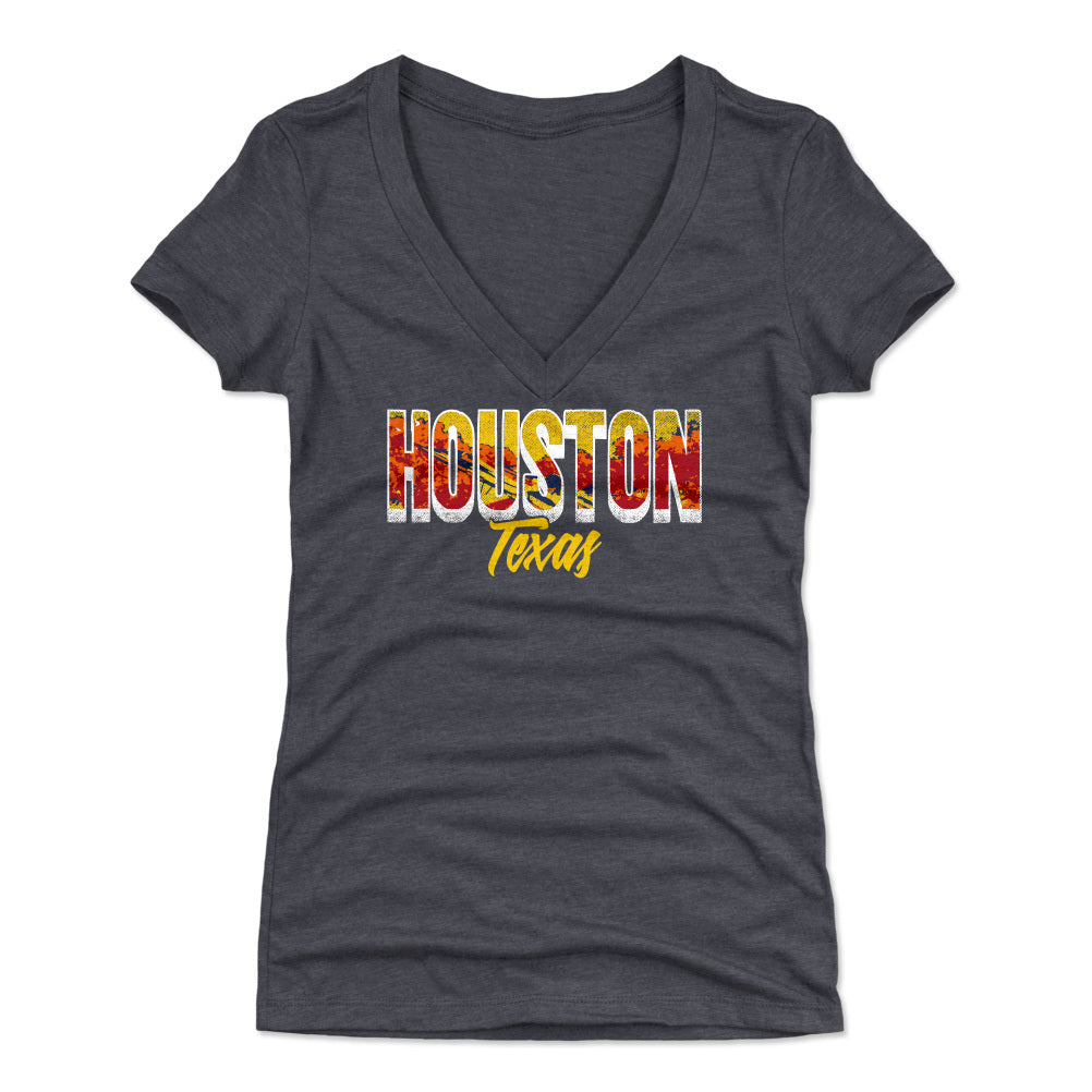 Houston Women's V-Neck T-Shirt | 500 LEVEL