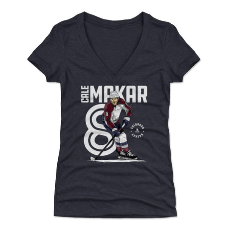 Cale Makar Women's V-Neck T-Shirt | 500 LEVEL