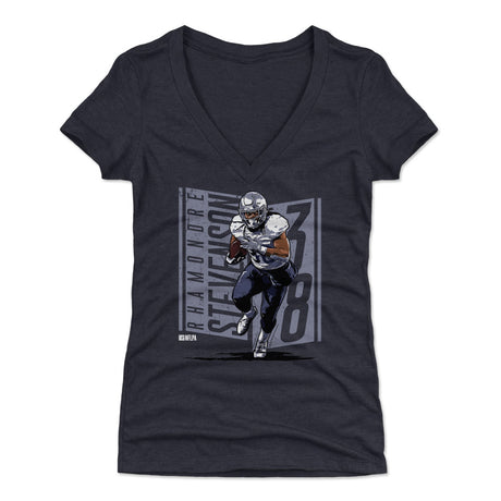 Rhamondre Stevenson Women's V-Neck T-Shirt | 500 LEVEL