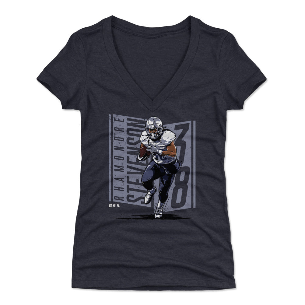 Rhamondre Stevenson Women&#39;s V-Neck T-Shirt | 500 LEVEL
