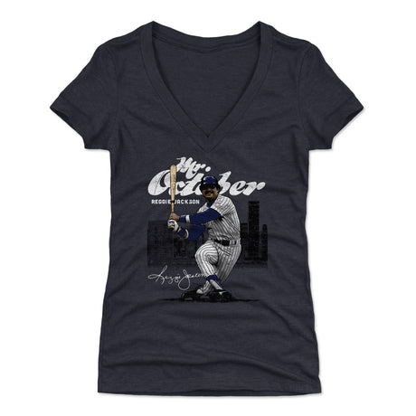 Reggie Jackson Women's V-Neck T-Shirt | 500 LEVEL