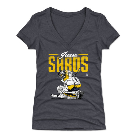 Juuse Saros Women's V-Neck T-Shirt | 500 LEVEL