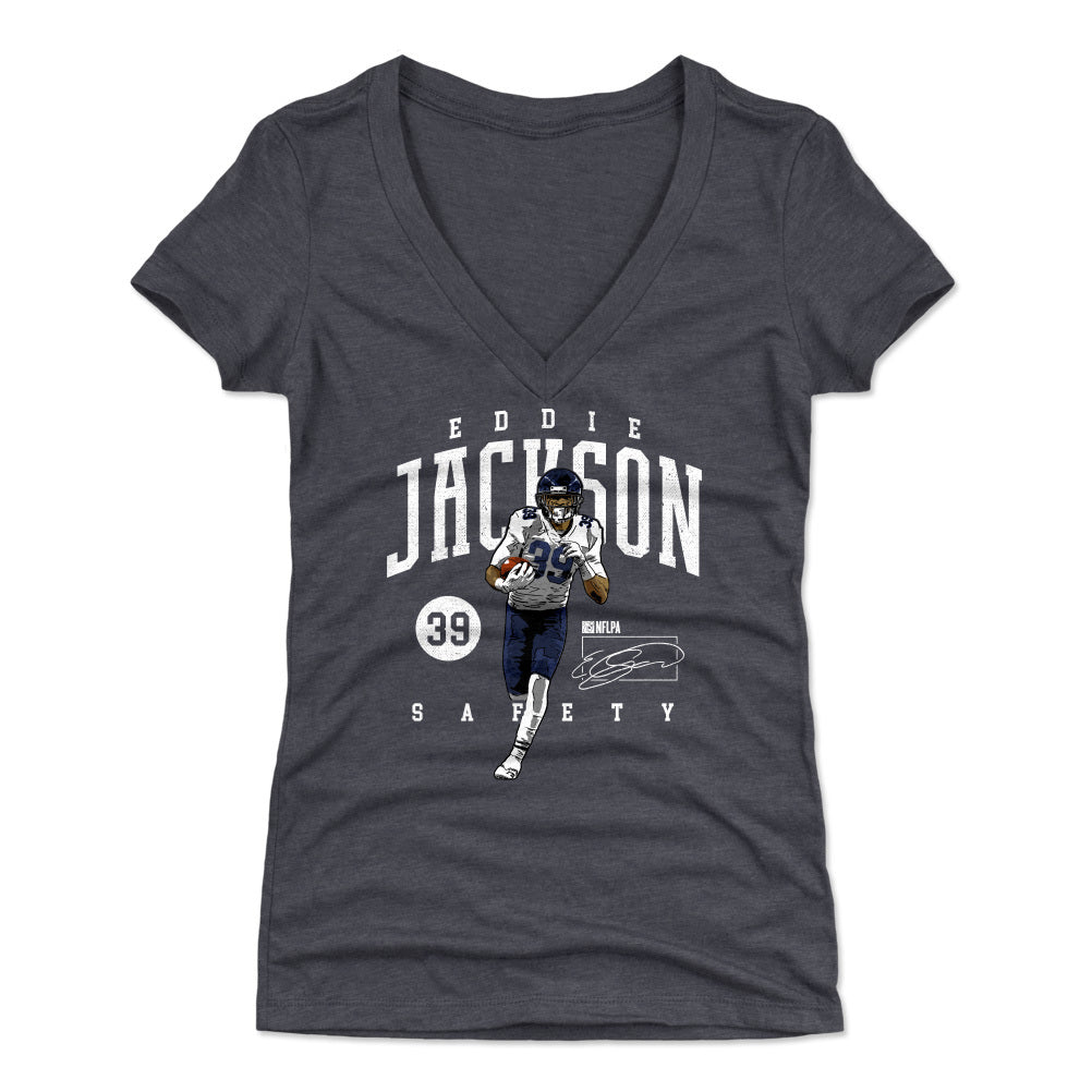 Eddie Jackson Women&#39;s V-Neck T-Shirt | 500 LEVEL