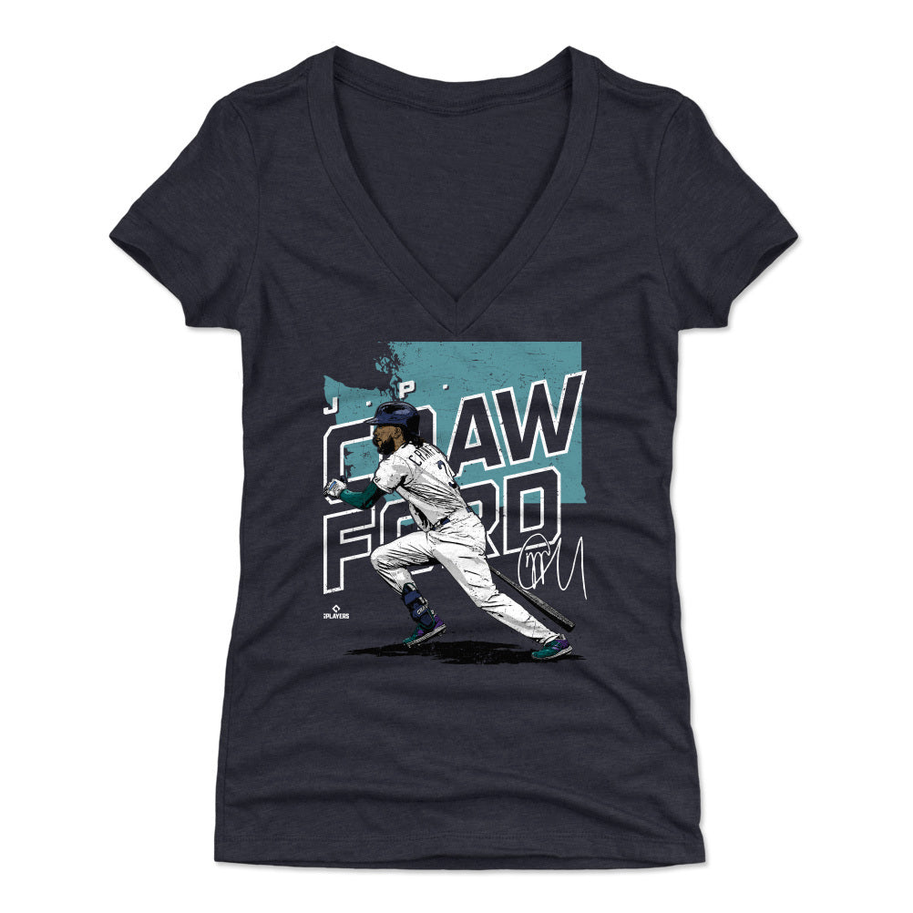 J.P. Crawford Women's V-Neck T-Shirt | 500 LEVEL