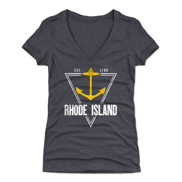Rhode Island Women's V-Neck T-Shirt | 500 LEVEL