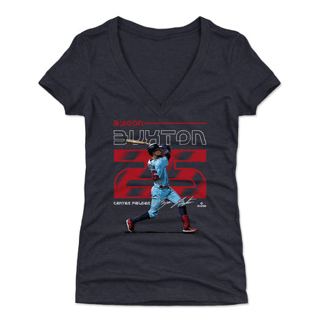 Byron Buxton Women's V-Neck T-Shirt | 500 LEVEL