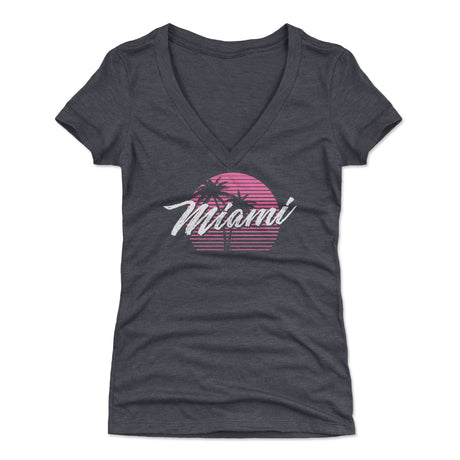 Miami Women's V-Neck T-Shirt | 500 LEVEL