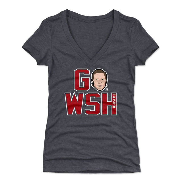 Nicklas Backstrom Women's V-Neck T-Shirt | 500 LEVEL