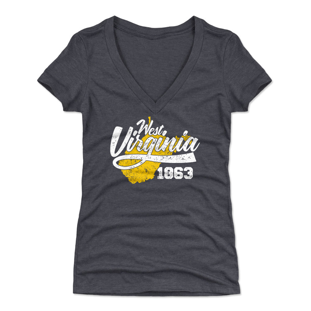 West Virginia Women's V-Neck T-Shirt | 500 LEVEL
