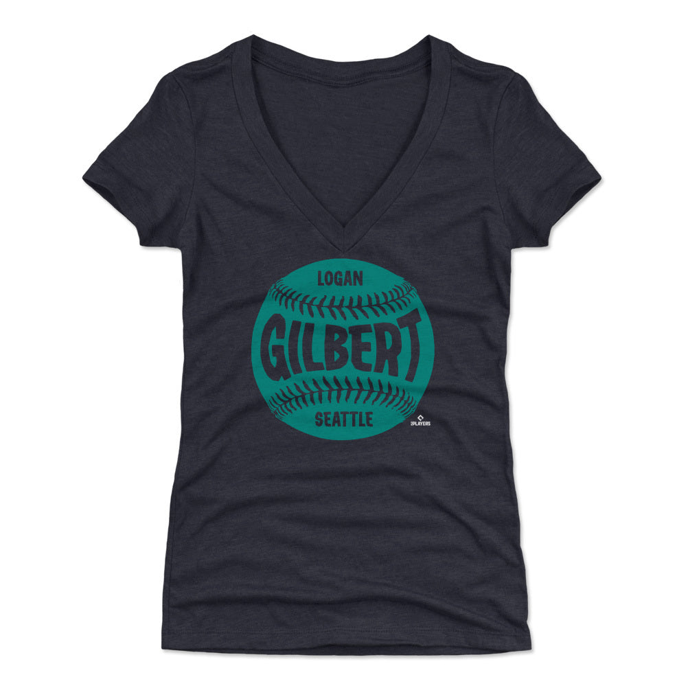 Logan Gilbert Women&#39;s V-Neck T-Shirt | 500 LEVEL