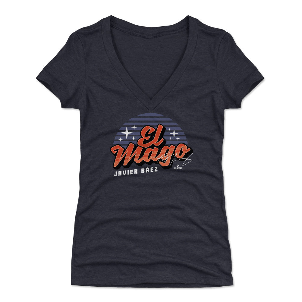 Javier Baez Women's V-Neck T-Shirt | 500 LEVEL