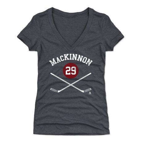 Nathan MacKinnon Women's V-Neck T-Shirt | 500 LEVEL