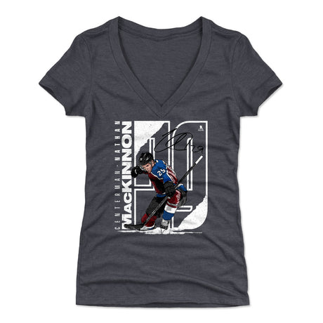 Nathan MacKinnon Women's V-Neck T-Shirt | 500 LEVEL