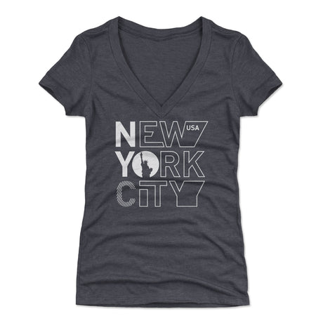 New York Women's V-Neck T-Shirt | 500 LEVEL