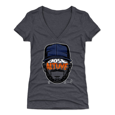 Jose Altuve Women's V-Neck T-Shirt | 500 LEVEL