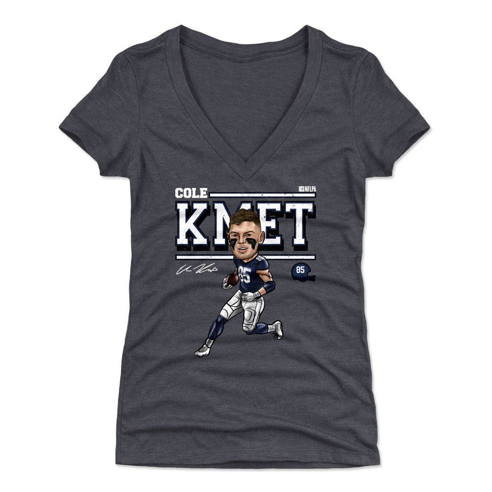 Cole Kmet Women's V-Neck T-Shirt | 500 LEVEL