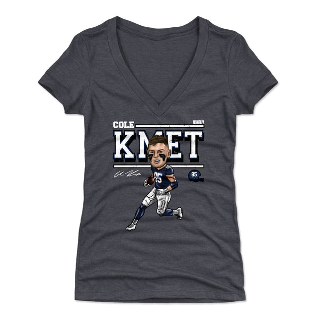 Cole Kmet Women's V-Neck T-Shirt | 500 LEVEL
