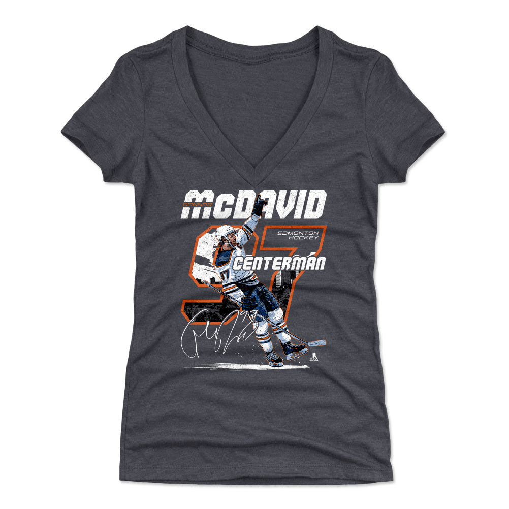 Connor McDavid Women's V-Neck T-Shirt | 500 LEVEL