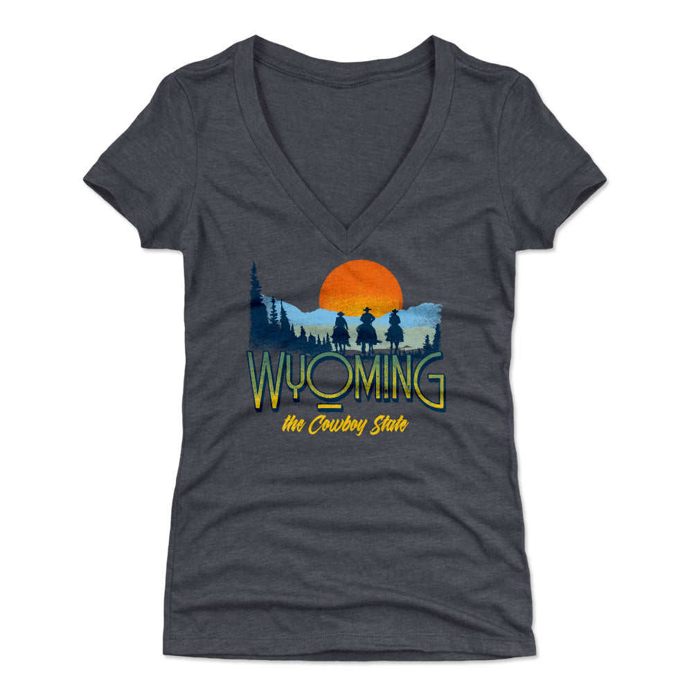 Wyoming Women's V-Neck T-Shirt | 500 LEVEL