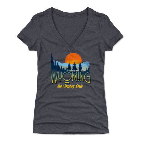 Wyoming Women's V-Neck T-Shirt | 500 LEVEL