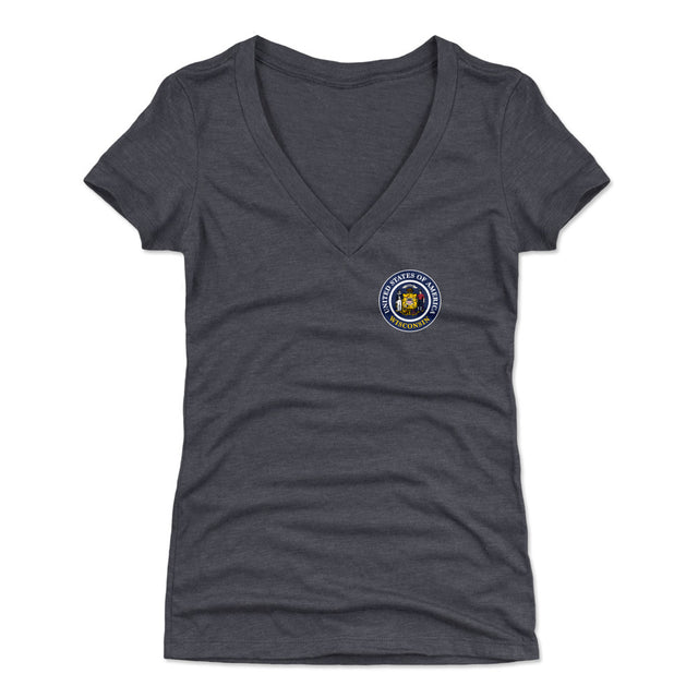 Wisconsin Women's V-Neck T-Shirt | 500 LEVEL