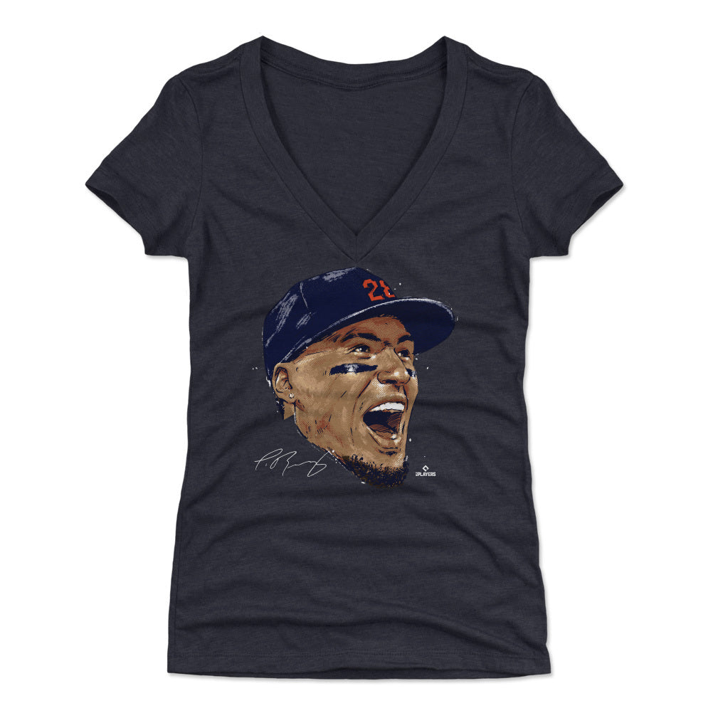 Javier Baez Women's V-Neck T-Shirt | 500 LEVEL