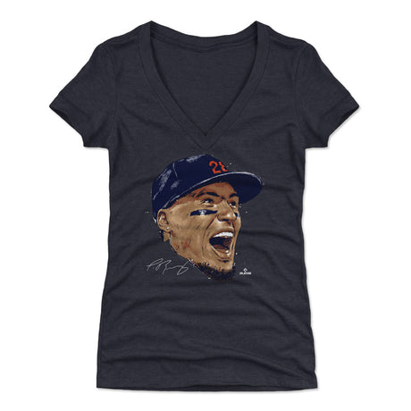 Javier Baez Women's V-Neck T-Shirt | 500 LEVEL